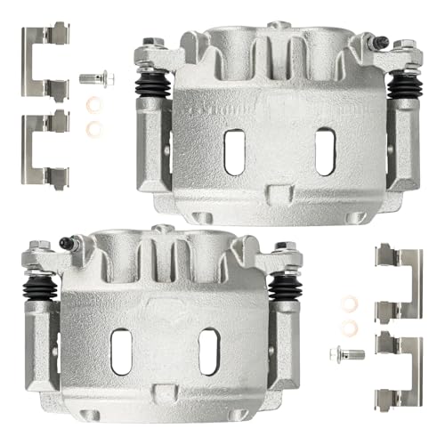Image of PHILTOP Front Brake Caliper Compatible with 2008-2023 TITAN, 2006-2023 Armada, 2014-2023 QX80, 2007-2013 QX56, 19-B3338, 19-B3339