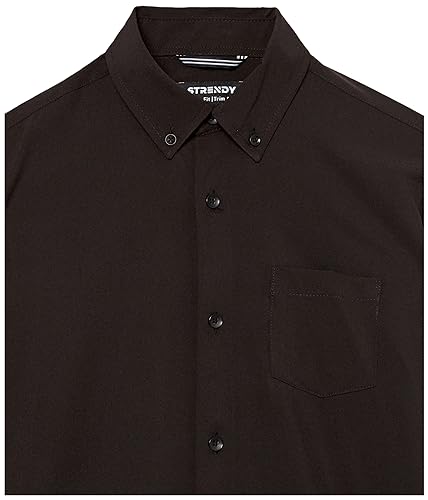 Alexis Bendel Boys' Slim Fit Super Stretch Solid Button Down Shirt2