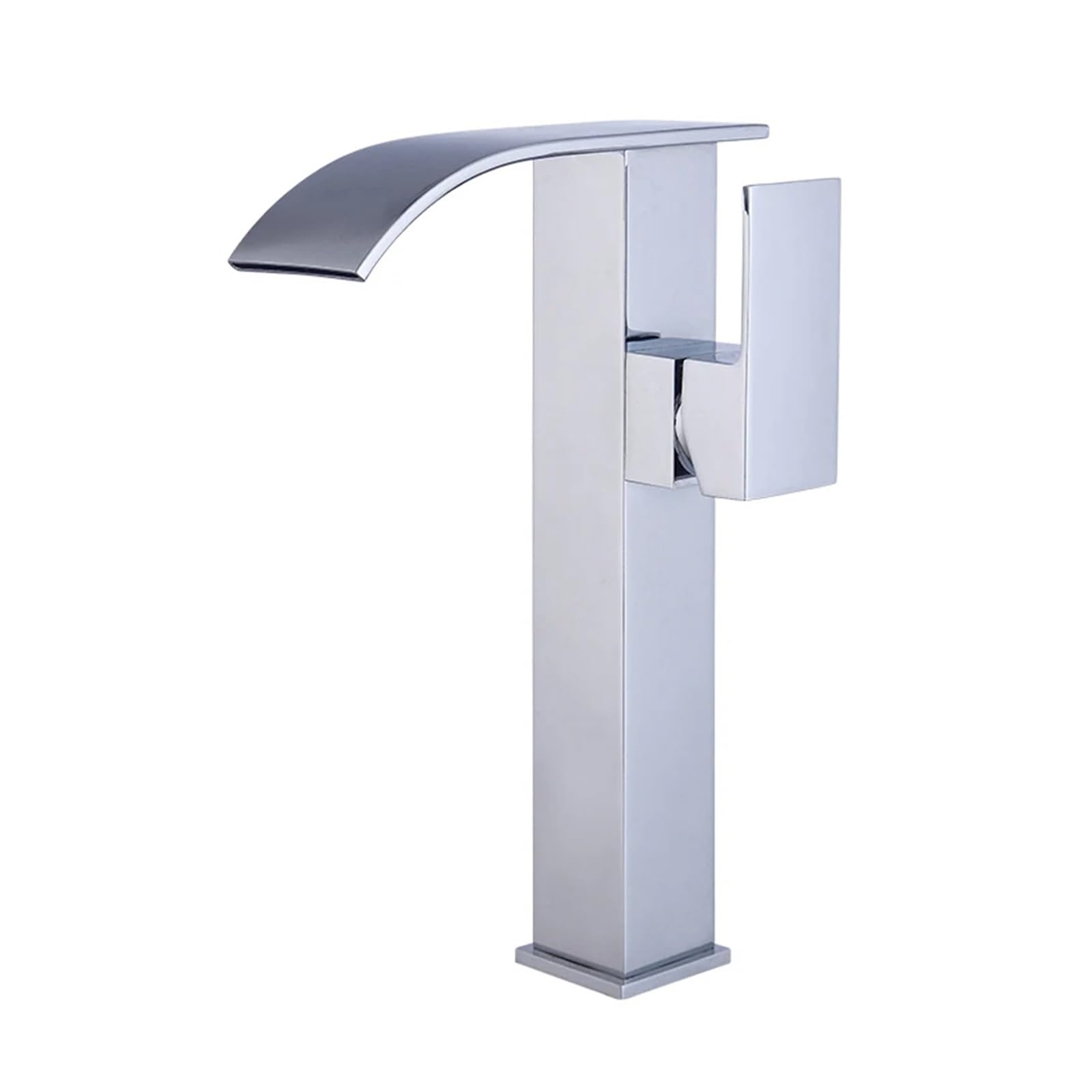 Mitigeur de lavabo à poignée unique avec mitigeur haut eau chaude froide