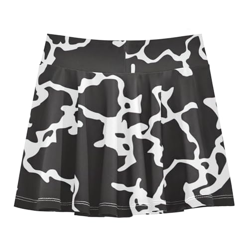 Black Camouflage Athletic Shorts for Girls Skorts Kids Tennis Skirts Cool Pink Butterfly 3t2