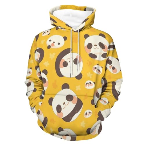 Sweatshirt panda mignon en taille S le cadeau parfait pour homme et femme