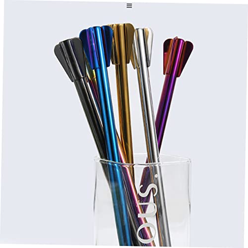Pic à cocktail acier inoxydable Healeved réutilisable pour accessoire de bar - 5