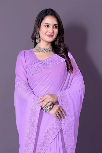 Image of FASHION Women's Trendy Banarasi Kanjivaram Navy Color Art Silk Saree with Blouse Material