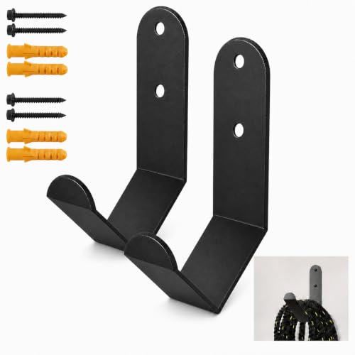 2 PCS Exercise Rope Storage Rack