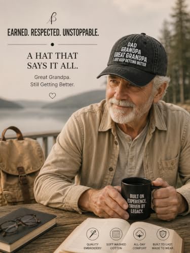 Image of Philysonic Great Grandpa Hat-Grandpa Baseball Cap Great Grandpa Gifts