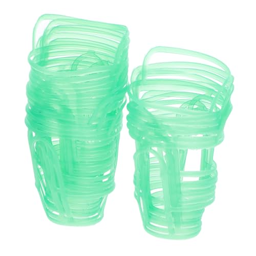 FONDOTIN 20個 輸液ボトル用プラスチックネットカバー 軽量で丈夫な 再利用可能な点滴ボトルホルダー 生理食塩水対応 吊り下げ式