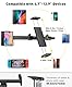 TRYONE Tablet Halterung Auto Mitte, Tablet Kopfstützenhalter - Universal verstellbare KFZ Tablet Halter für iPad Serie/Samsung Galaxy Tabs/Switch Handys usw. 4,7-12.9 Zoll Geräte/Mit 2 Haken