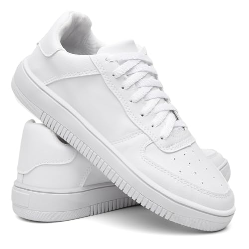 Tênis Masculino Casual Urbano Solado Macio Clássico - Branco/43