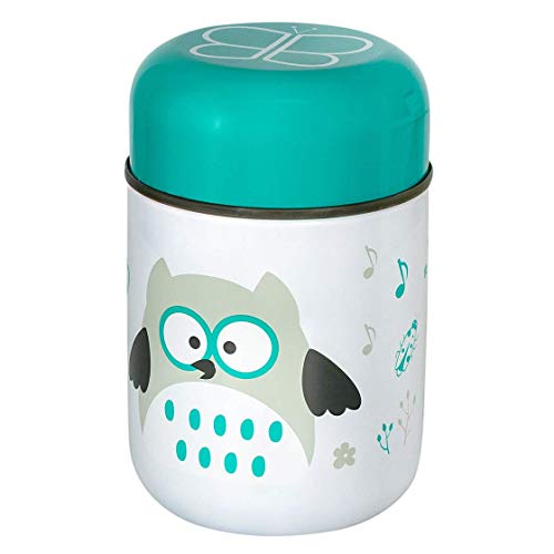 bblüv - Foöd - Contenant Isotherme avec cuillère et bol - Aqua 1 Unité (Lot de 1)
