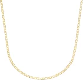 Corrente Masculina Piastrine Diamantada 60cm Banho de Ouro 18k