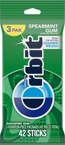 ORBIT Spearmint Sugarless Chewing Gum...