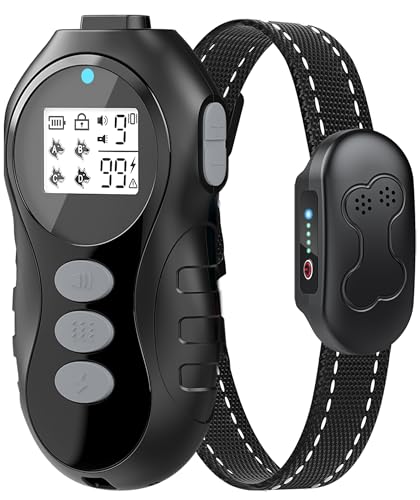 Dog Shock Collar Remote Control for Dogs 10–120lbs, IPX7