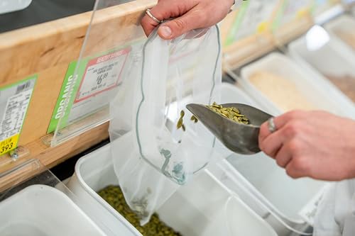 Image of Earthwise Reusable Mesh Produce Bags - Washable Set of 9 Premium Bags, TRANSPARENT Lightweight, Strong SEE-THROUGH Mesh for shopping, transporting and storing fruits and veggies.