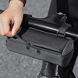 wenyouya Reflektierende Fahrradtasche für mehr Sicherheit bei Nacht, 1 l Stauraum, sichere Befestigung am Lenker