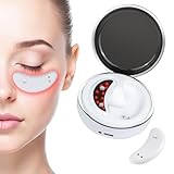 Under eye red light therapy for revitaeyes, eye pods reducing eye bags and dark circles portable under-eye patches