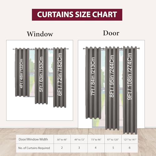 Image of STITCHNEST Premium Velvet Semi Blackout Curtains with Pom Pom - Pack of 1 Door Curtains, Elegant Peach Color - Room Darkening for Bedroom & Living Room (Size: 9ft)