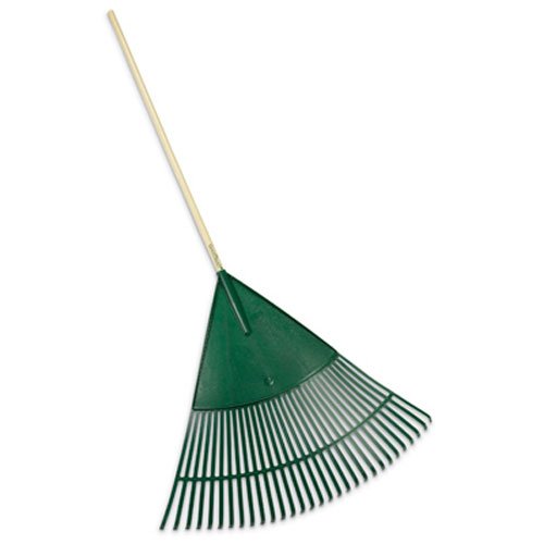 Rastrillo de césped AMES Poly 30 pulgadas verde miniatura 1