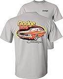 Fair Game Dodge 1970 Challenger T-Shirt R/T Hemi Coupe Muscle Car-Ice Grey-2x