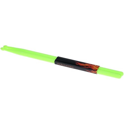 Andoer Pair of 5A Drumsticks Stick with Lightweight Nylon for Drum Set Green