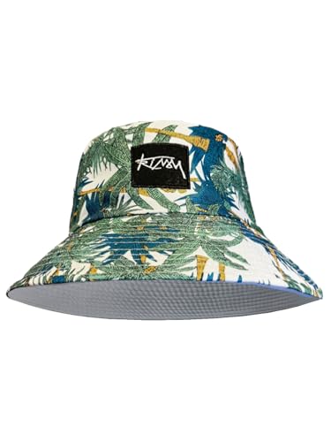 Image of Packable Reversible Printed Bucket Hat Unisex for Men Women Beach Fisherman Cap