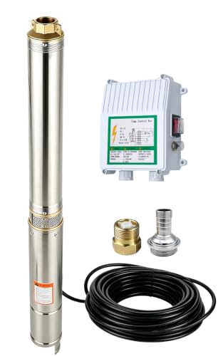 iMeshbean 3 Inch Deep Well 1HP 220V with Control Box