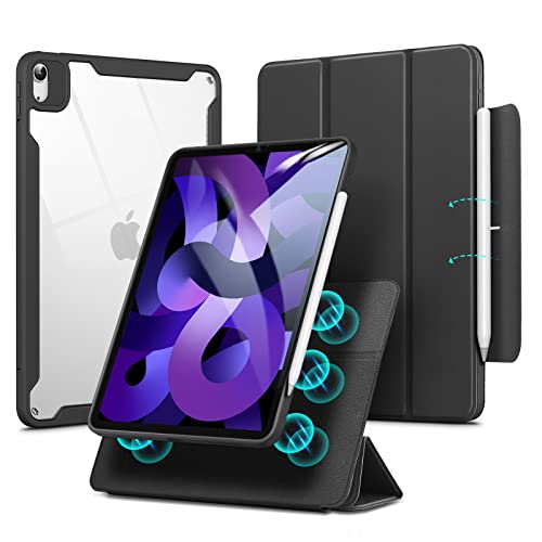ESR Hybrid Case Compatible with iPad Air 5th Generation Case (2022)/4th Generation (2020), Detachable Magnetic Cover, Adjustable Portrait/Landscape Stand, Pencil 2 Support, iPad Air 5/4 Case, Black ESR Hybrid Case Compatible with iPad Air 5th Generation Case (2022)/4th Generation (2020), Detachable Magnetic Cover, Adjustable Portrait/Landscape Stand, Pencil 2 Support, iPad Air 5/4 Case, Black