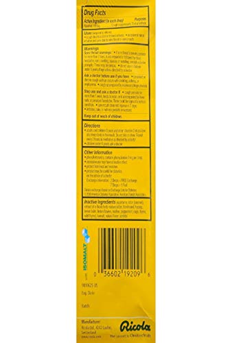 Ricola Cough Suppressant Throat Drops, Swiss Herb, Sugar Free, 19 ct
