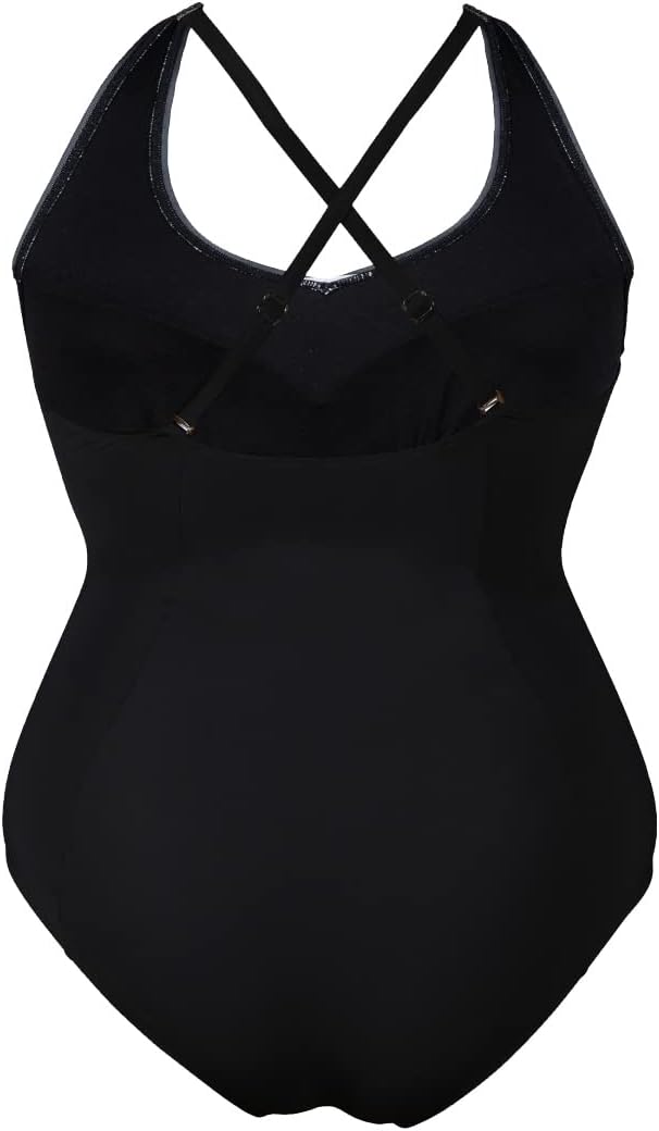 arena Bodylift Women’s Spikes Bra Plus Size One Piece Swimsuit Swim Pro Back UV Protection Tummy Control Ladies Bathing Suit