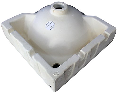Alfi Brand Ab104 White 15" Round Corner Wall Mounted Porcelain Bathroom Sink #TOP2