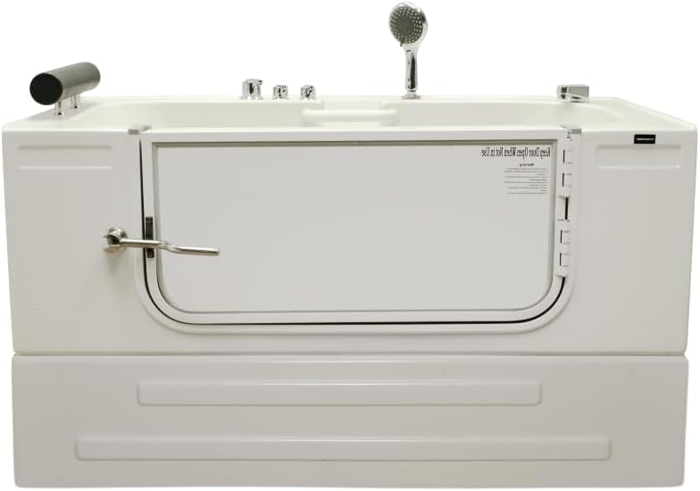 Homeward Bath Neptune Sit-In Tub with door closed