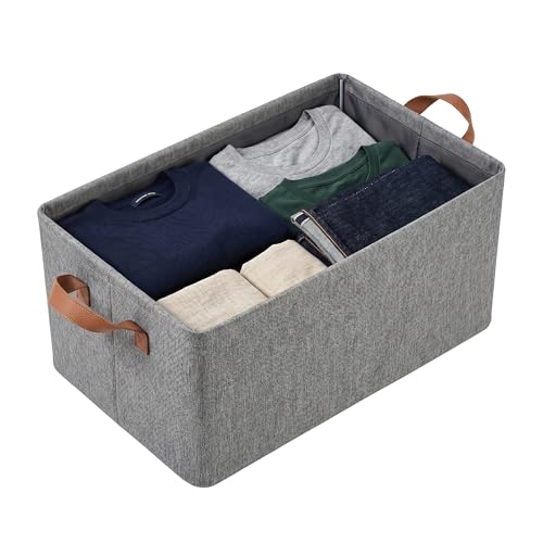 Image of PRIME PICK XL Oxford Cloth Organizer jeans, t-shirts, sweaters, socks, towels, and daily essentials neatly in wardrobes, shelves, or closets in bedrooms and living spaces. (Pack of 3)