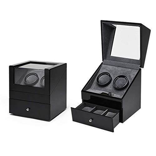 Remonteur de montre cadeau idéal pour collectionneur boîte rotative en bois 2+3