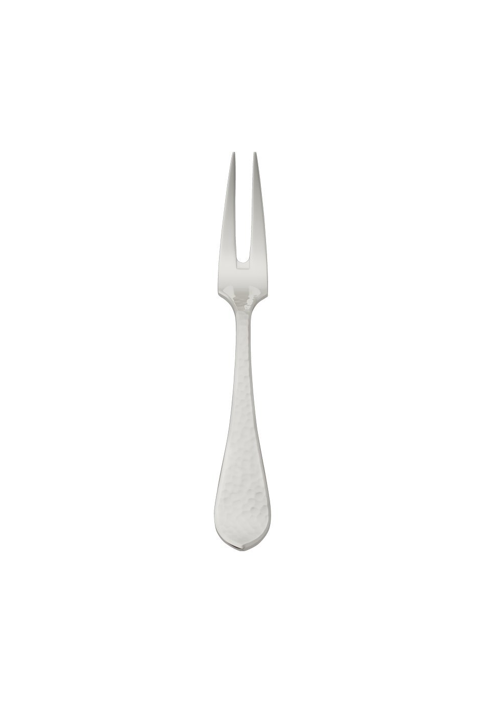 Robbe & Berking Fourchette à Viande Martelé, Grande (plaqué Argent Massif 150 g)