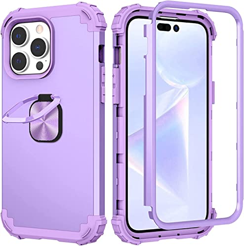 Coque de protection silicone iPhone 14 Plus avec bague pour rando