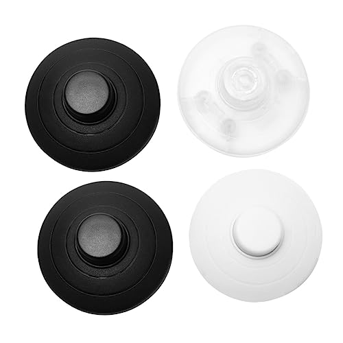CHILDWEET 4 Pcs Foot Light Switch Electrical Light Foot Pedal Light Foot for Lamp Light on Off Control Footswitch On-Off Control Footswitch Round Foot Light Foot Pedal Lamp Switch Pp