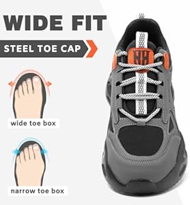 Nasogetch Veiligheidsschoenen Heren Vrouwen Werkschoenen Lichtgewicht Sportieve Stalen Teen Schoenen Ademend Beschermend Schoenen 770 Beige 44 EU