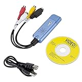  Miwaimao For Easycap USB 2.0 Easy Cap Audio Video Capture Adapter VHS DVD DVR TV Capture Card Converter Support Win 10 For Mac iOS Drive