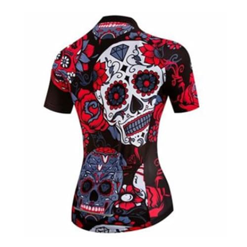 YIBIMOTTO Camisa feminina de ciclismo de secagem rápida para ciclismo de estrada com faixa refletiva