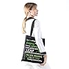 LEVLO Broadway Musical Canvas Tote Bag - Elphaba And Fiyero Fans Tote Bag - Musical Theatre Fan Gift #1