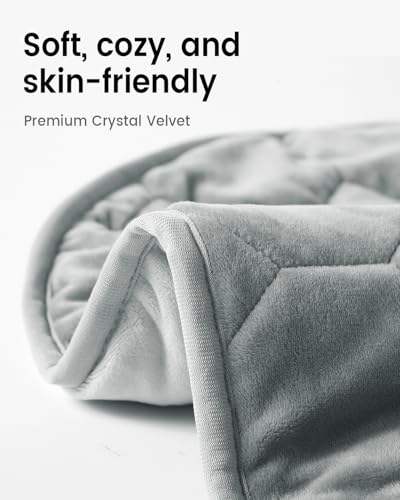 immtree Weighted Heating Pad for Deeper Pain Relief, 5lbs XXXL Size(29x24) with Fast Heat Technology, Heated Blankets for Adults, Relief for Back and Shoulder and Knee