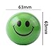 Akusety Neon Colored Smile Funny Face Stress Ball - Happy Smile Face Squishies Toys Stress Balls Bulk Pack of 12 Relaxable 2.5