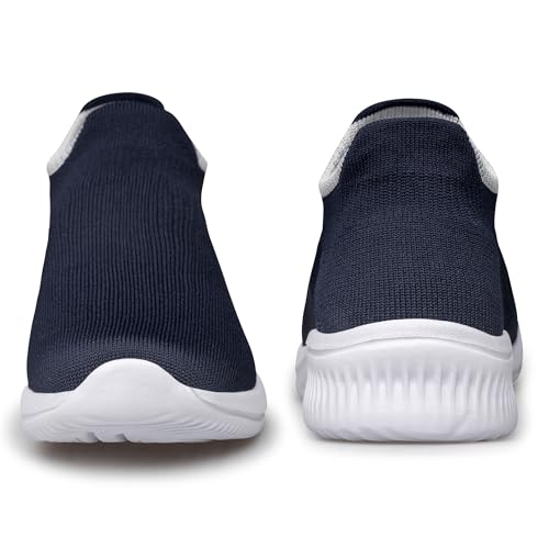 Image of vibdiv Men's Slip-On Walking Shoes Casual Sneakers Lightweight Breathable for Everyday Wear