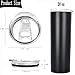 4 Pack 20 oz Skinny Tumbler Lid Replacement Lids for Tumblers Travel Coffee Mug Spill Proof Splash Resistant Silicone Sliding Covers