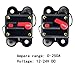 ANJOSHI Circuit Breaker 250amp with Manual Reset Home Solar System Fuse Holder for Car Audio and Amps Protection 12V-24V DC Reset Fuse Inverter Replace Fuses