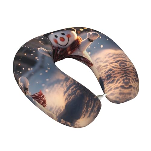 Almohada cuello en U Espuma viscoelástica 30 cm x 25 cm miniatura 2