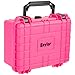 Eylar Protective Camera Hard Case Water & Shock Proof w/Foam, TSA Standards 9.12 inch 7.56 inch 4.37 inch (Pink)