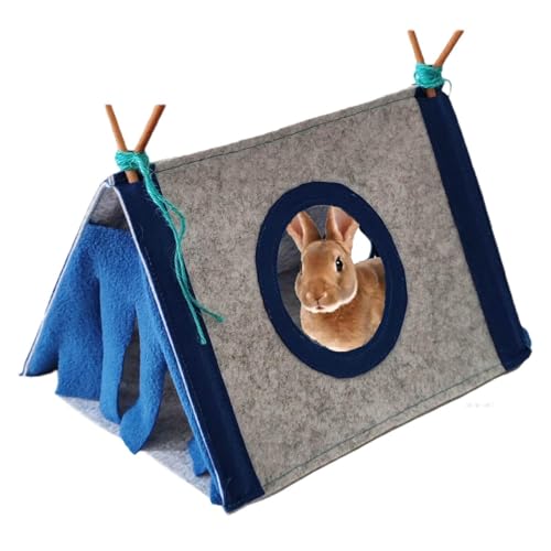 Per Animali Domestici - Feline Indoor, Capanna Del Coniglio Portatile | A Triangolo Lavabile, Cabina Da Compagnia Durevole, Accogliente Tana Animale Per Gatti, Conigli, Piccole Crea