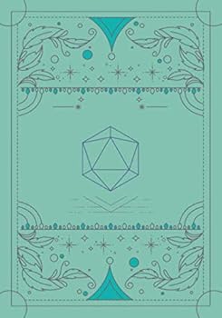 RPG Journal : Mixed Paper: Ruled, Graph, Hex: for Role Playing Gamers: Notes, Tracking, Mapping, Terrain Plans: Vintage Mint Green Dice Deco Cover Design