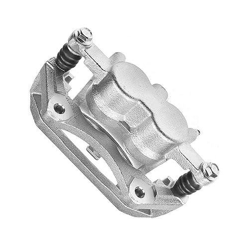 Image of Detroit Axle - Front Right Brake Caliper for Ford Explorer Flex Taurus Lincoln MKT MKS Passenger Side Brake Caliper with Bracket Replacement