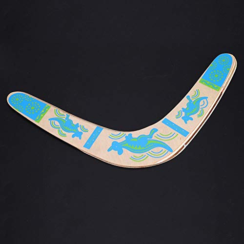 Dilwe Boomerang, Boomerang für Kinder Wooden V Shaped Zurückkehren Stabile Wooden Boomerang Kids Sports Neue Flying Boomerang Holz Toy mit PP-Tasche für Spiele im Freien - Image 8